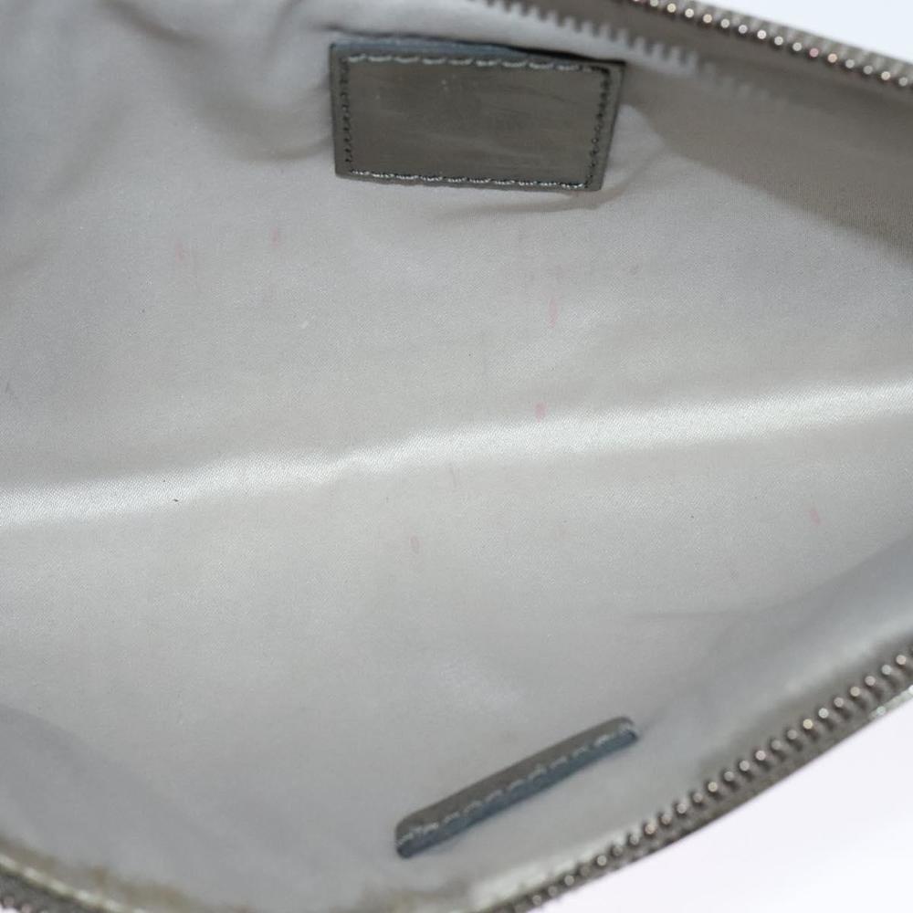 BURBERRY Nova Check Clutch Bag PVC Beige Gold Auth bs23425 - Picture 10 of 16